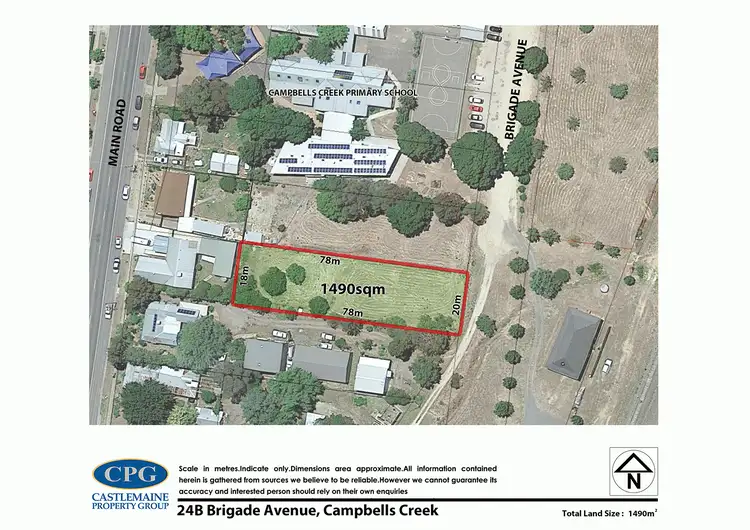 Floorplan of Homely land listing, 24B Brigade Avenue, Campbells Creek VIC 3451