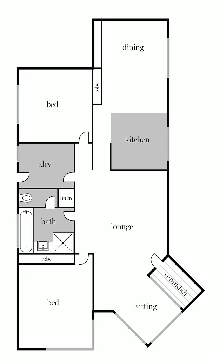Floorplan of Homely townhouse listing, 9/104-106 Whitehorse Road, Mount Clear VIC 3350