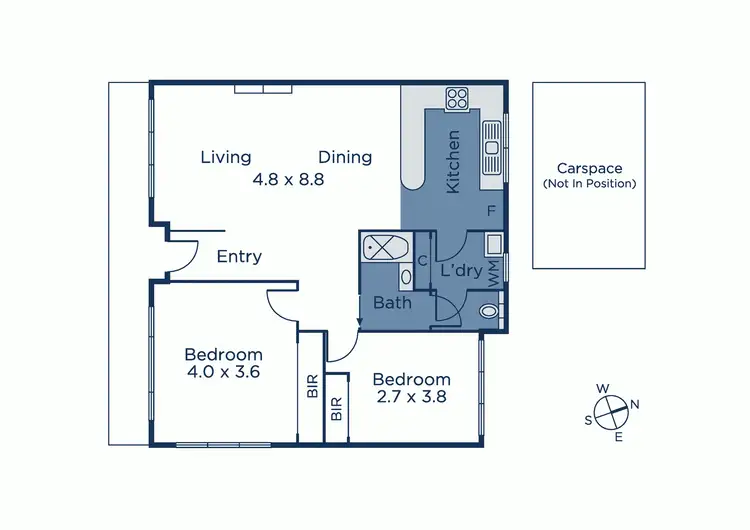 Floorplan of Homely unit listing, 6/24 Highbury Grove, Kew VIC 3101
