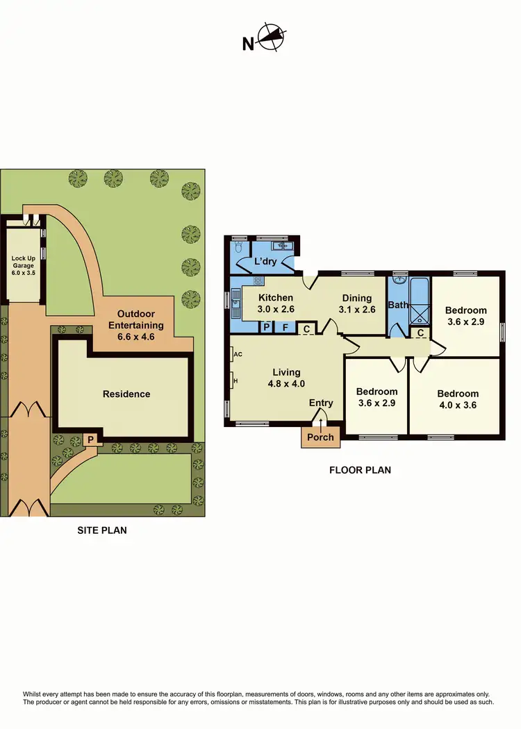 Floorplan of Homely house listing, 20 Robb Street, Spotswood VIC 3015