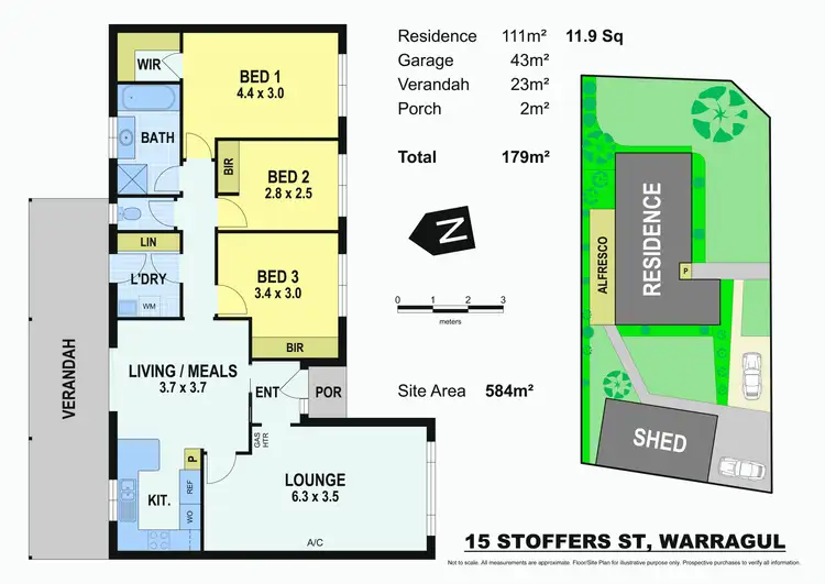 Floorplan of Homely house listing, 15 Stoffers Street, Warragul VIC 3820