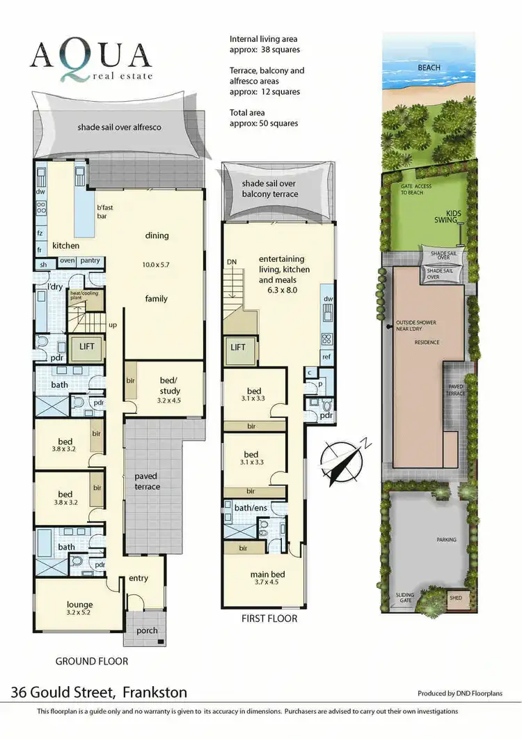 Floorplan of Homely house listing, 36 Gould Street, Frankston VIC 3199