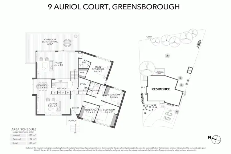 Floorplan of Homely house listing, 9 Auriol Court, Greensborough VIC 3088