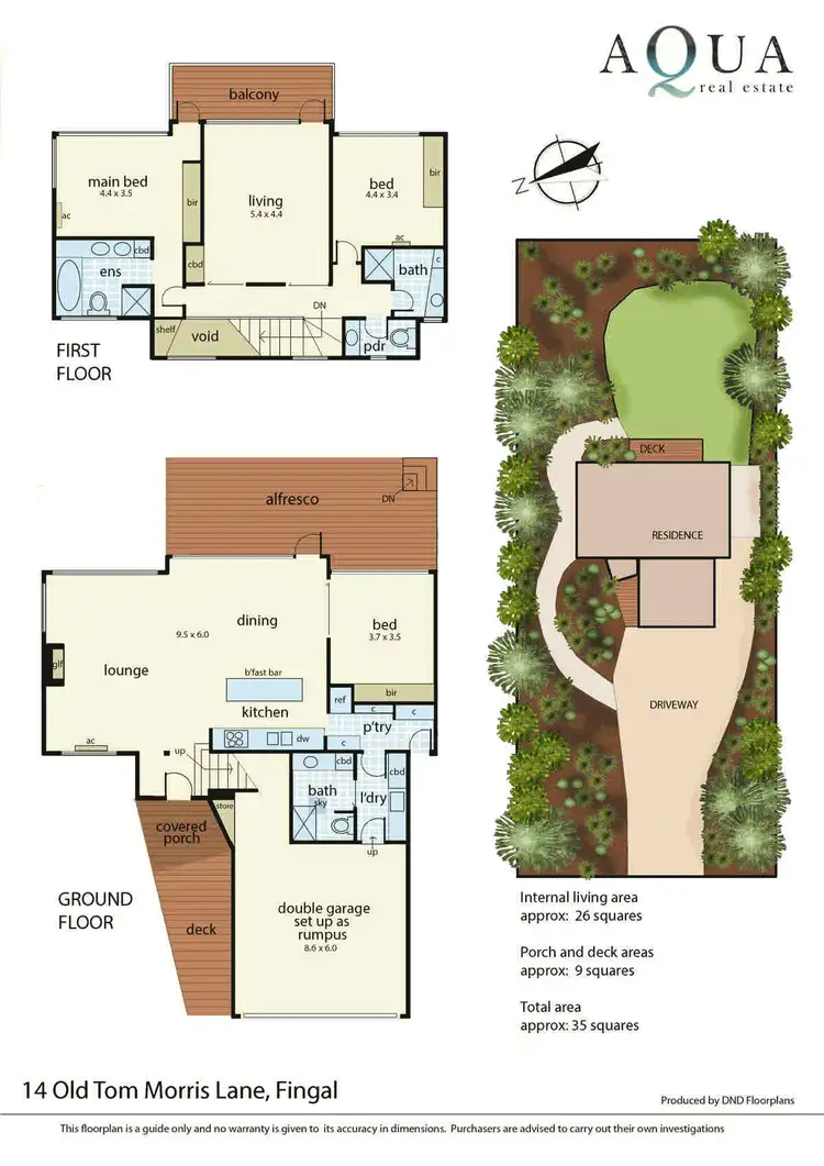 Floorplan of Homely house listing, 14 Old Tom Morris Lane, Fingal VIC 3939
