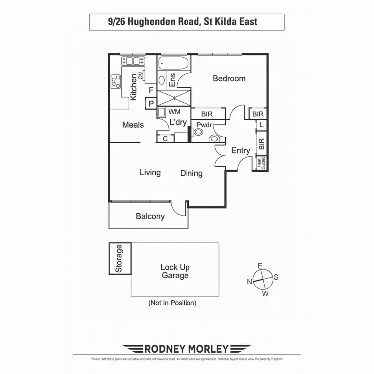 Floorplan of Homely apartment listing, 9/26 Hughenden Road, St Kilda East VIC 3183