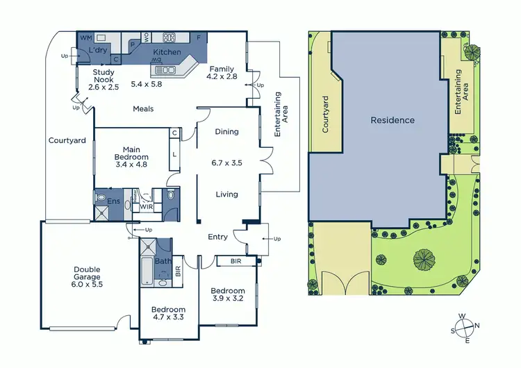 Floorplan of Homely townhouse listing, 6 Como Avenue, Surrey Hills VIC 3127