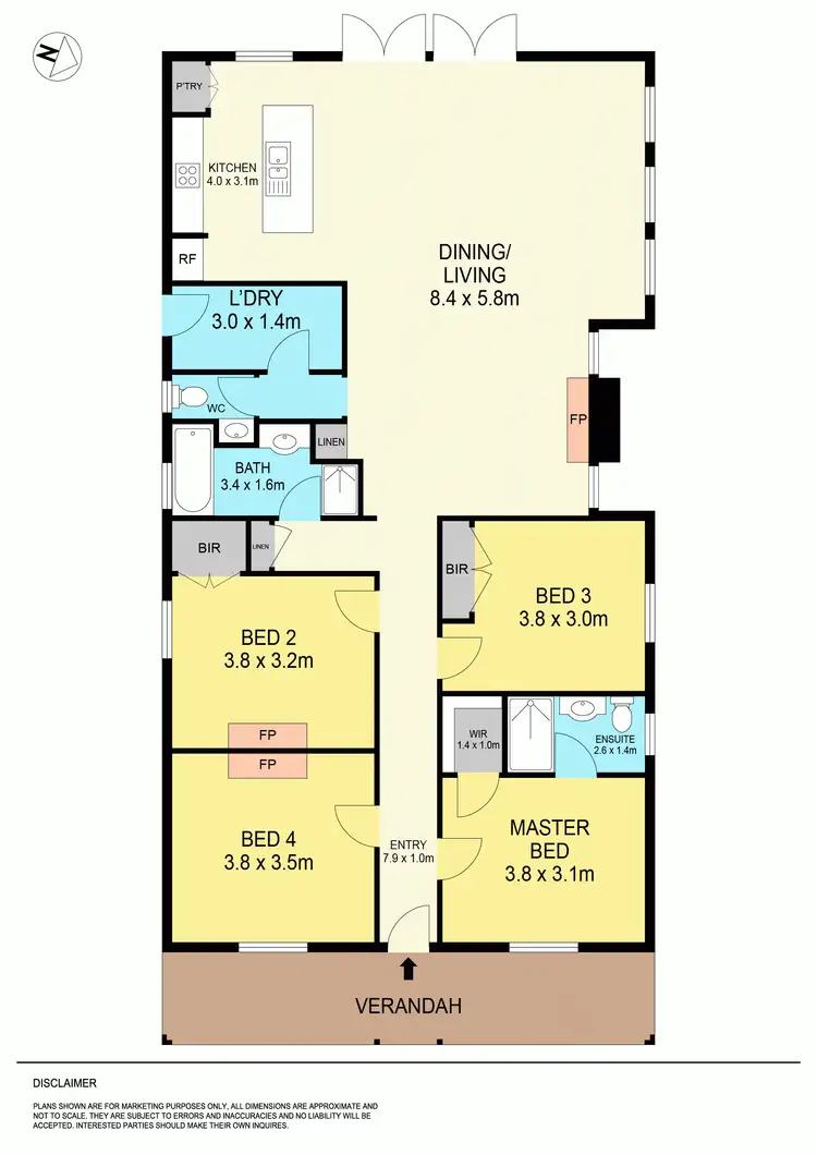 Floorplan of Homely house listing, 34 Peel Street South, Ballarat Central VIC 3350