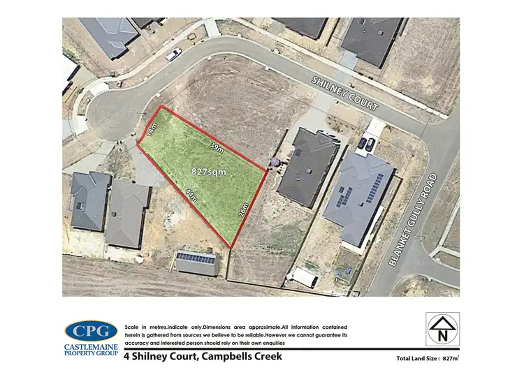 Floorplan of Homely land listing, 4 Shilney Court, Campbells Creek VIC 3451