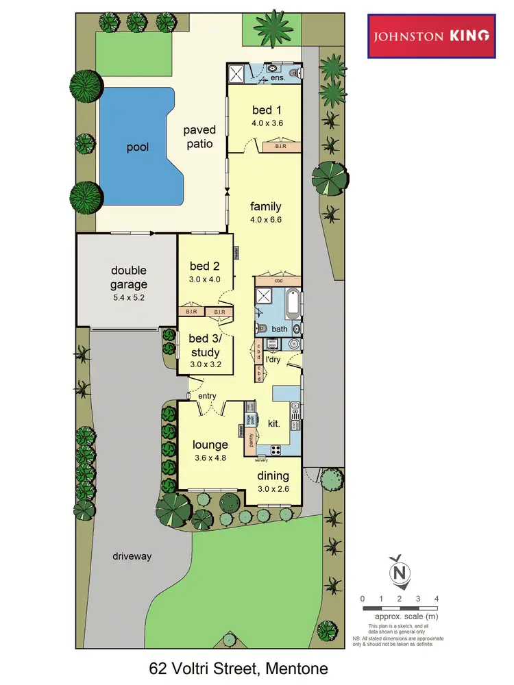 Floorplan of Homely house listing, 62 Voltri Street, Mentone VIC 3194