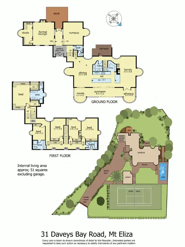 Floorplan of Homely house listing, 31 Daveys Bay Road, Mount Eliza VIC 3930