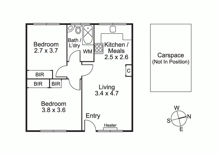 Floorplan of Homely apartment listing, 5/116 Arthurton Road, Northcote VIC 3070