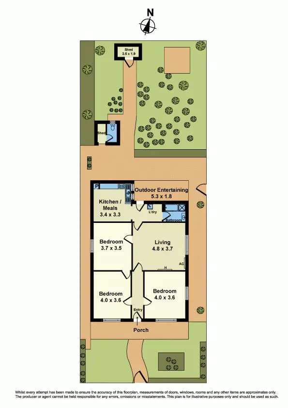Floorplan of Homely house listing, 14 Pasco Street, Williamstown VIC 3016