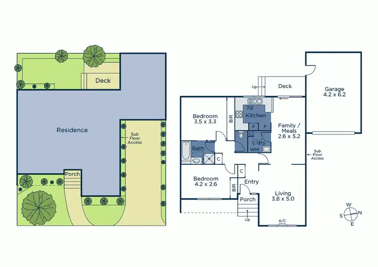 Floorplan of Homely unit listing, 2/55 Shannon Street, Box Hill North VIC 3129