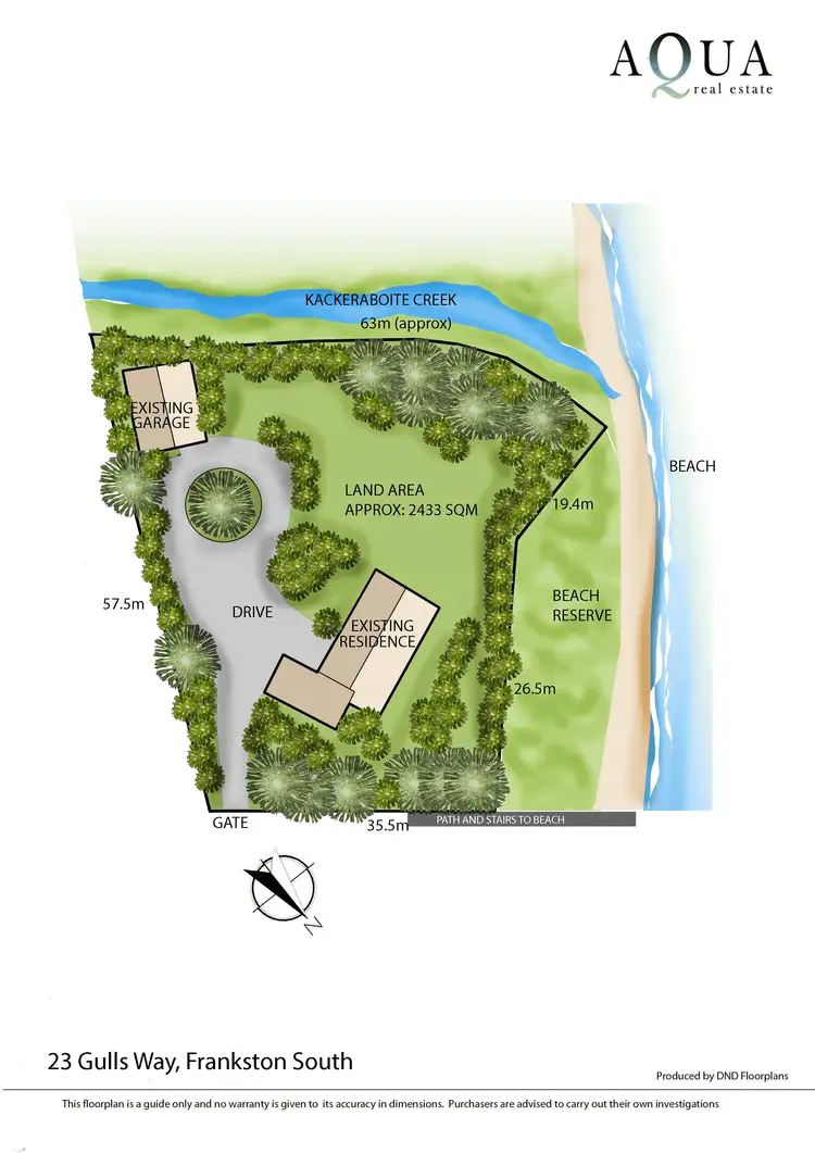 Floorplan of Homely land listing, 23 Gulls Way, Frankston South VIC 3199