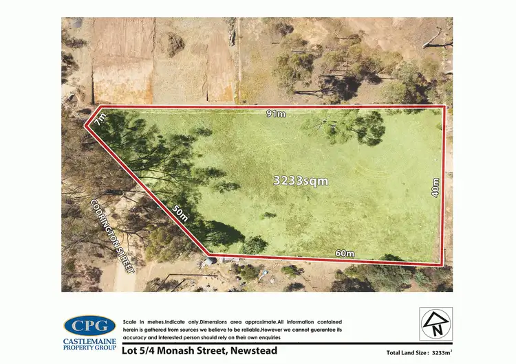 Floorplan of Homely land listing, 19A Codrington Street, Newstead VIC 3462