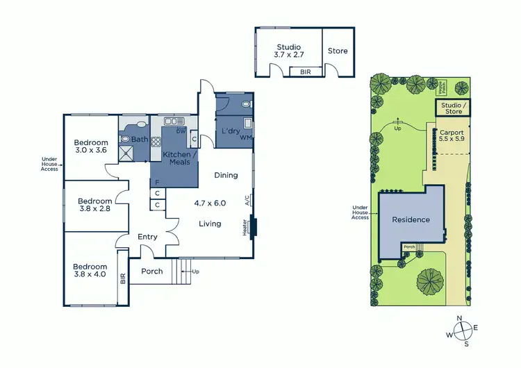 Floorplan of Homely house listing, 9 Derwent Street, Box Hill North VIC 3129