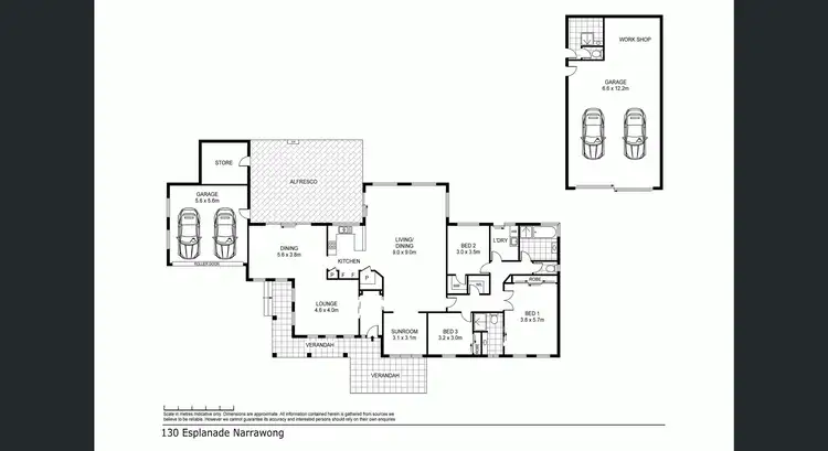 Floorplan of Homely house listing, 130 The Esplanade, Narrawong VIC 3285
