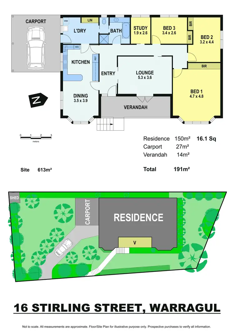 Floorplan of Homely house listing, 16 Stirling Street, Warragul VIC 3820