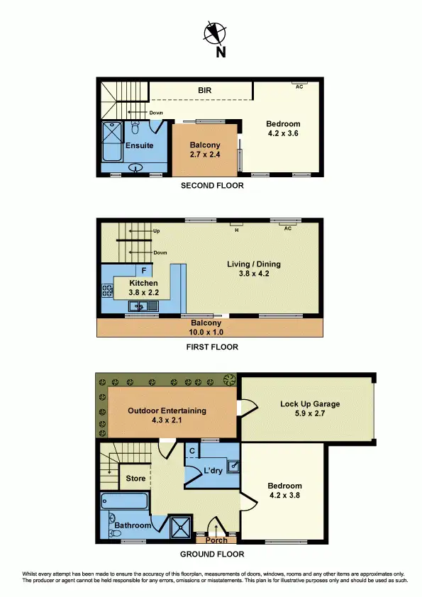 Floorplan of Homely townhouse listing, 30/87-115 Nelson Place, Williamstown VIC 3016