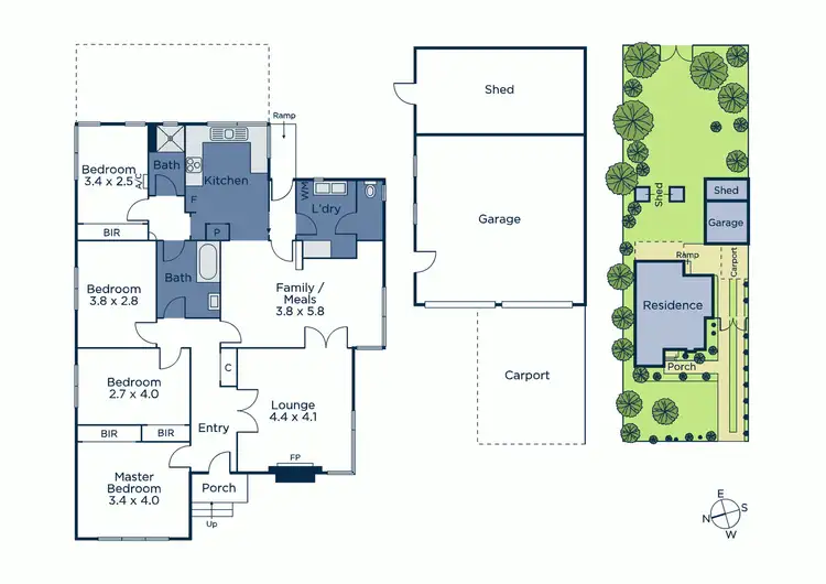 Floorplan of Homely house listing, 6 Francesca Street, Mont Albert North VIC 3129