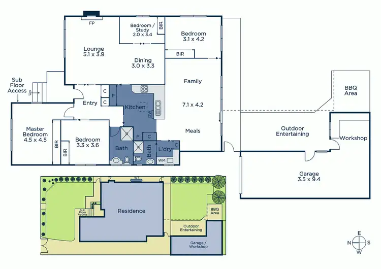Floorplan of Homely house listing, 3 Tyne Street, Box Hill North VIC 3129
