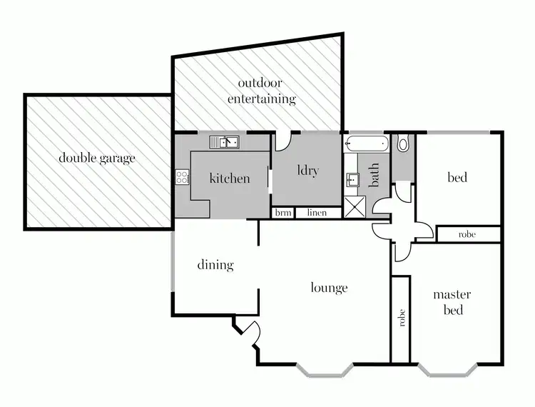 Floorplan of Homely house listing, 103 Adair Street, Redan VIC 3350
