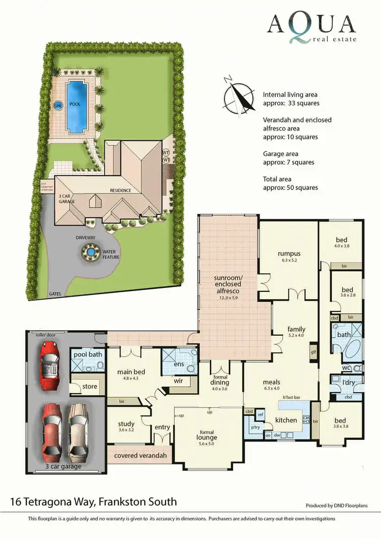 Floorplan of Homely house listing, 16 Tetragona Way, Frankston South VIC 3199