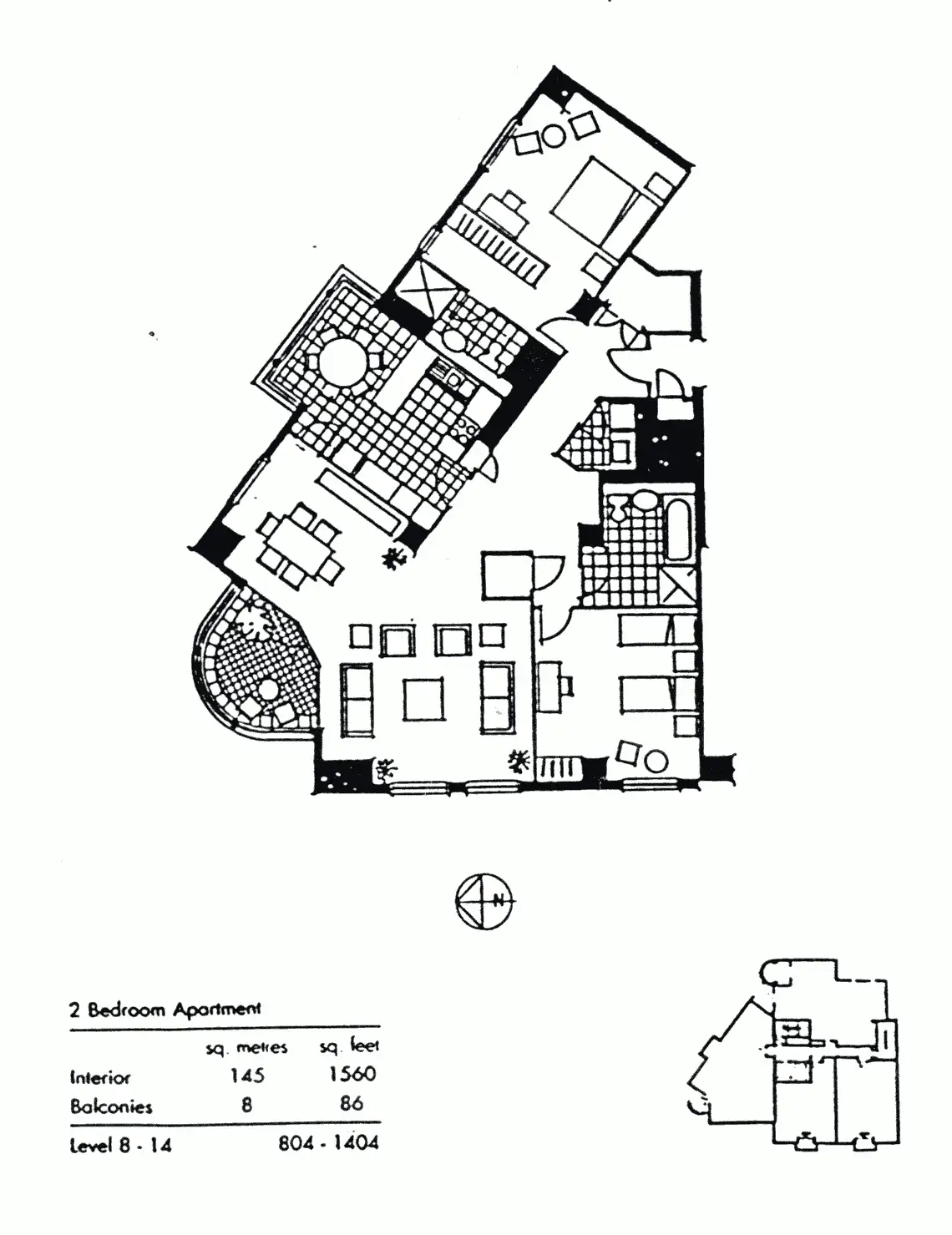 Floorplan of Homely apartment listing, 1004/7 River Street, South Yarra VIC 3141