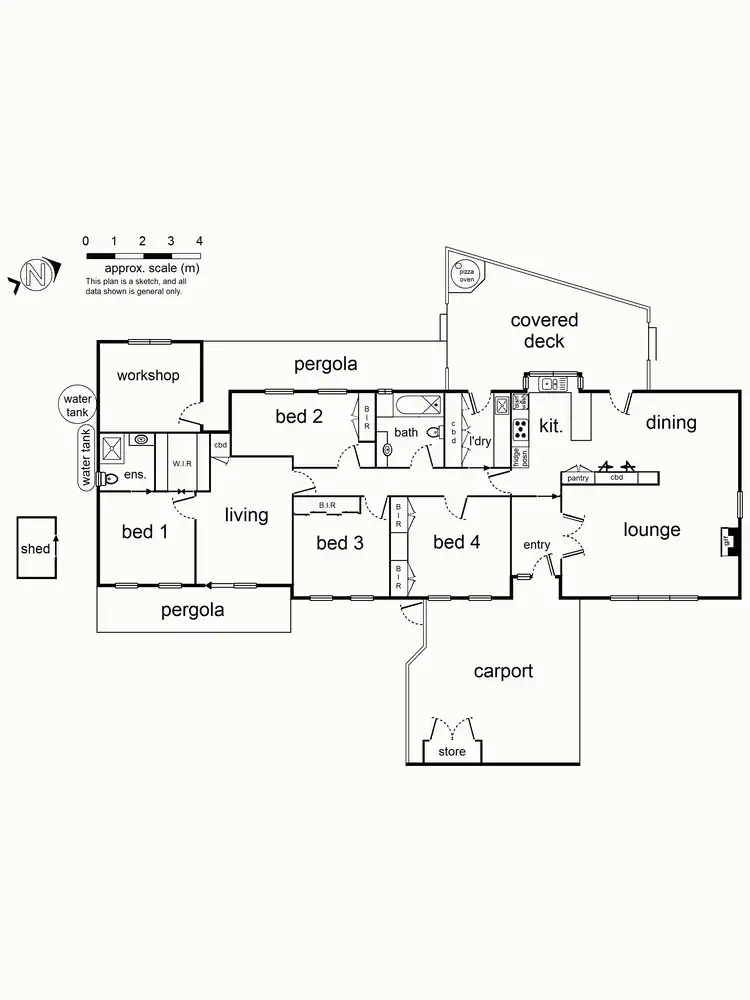 Floorplan of Homely house listing, Address available on request