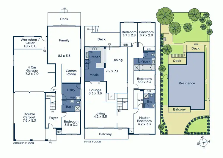 Floorplan of Homely house listing, 45 Court Street, Box Hill VIC 3128