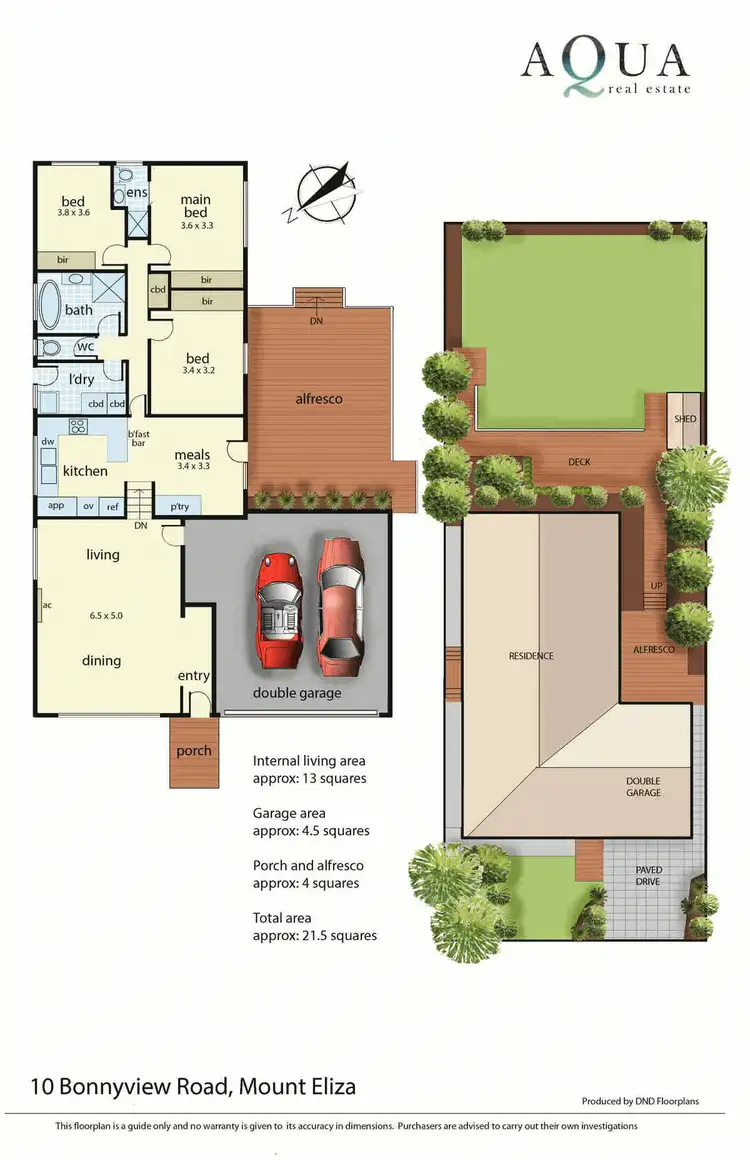 Floorplan of Homely house listing, 10 Bonnyview Road, Mount Eliza VIC 3930