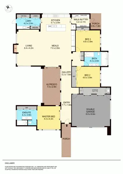 Floorplan of Homely house listing, 127 Aspect Parade, Alfredton VIC 3350