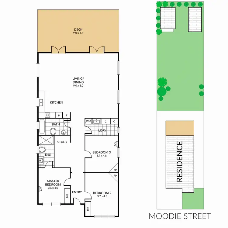 Floorplan of Homely house listing, 21 Moodie Street, Caulfield East VIC 3145