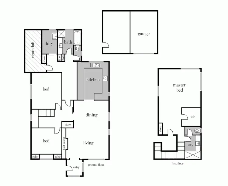Floorplan of Homely house listing, 61 Victoria Avenue, Lake Wendouree VIC 3350