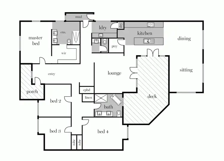 Floorplan of Homely house listing, 1106 Dana Street, Ballarat Central VIC 3350