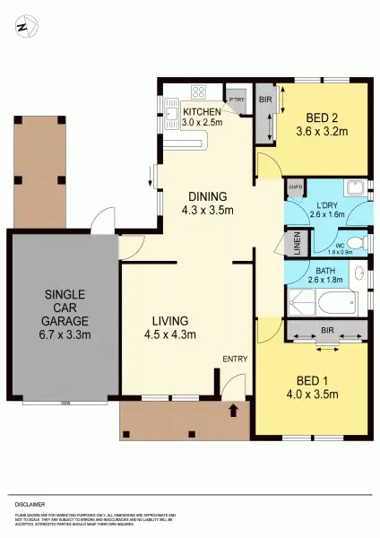 Floorplan of Homely house listing, 51a Grandview Grove, Wendouree VIC 3355