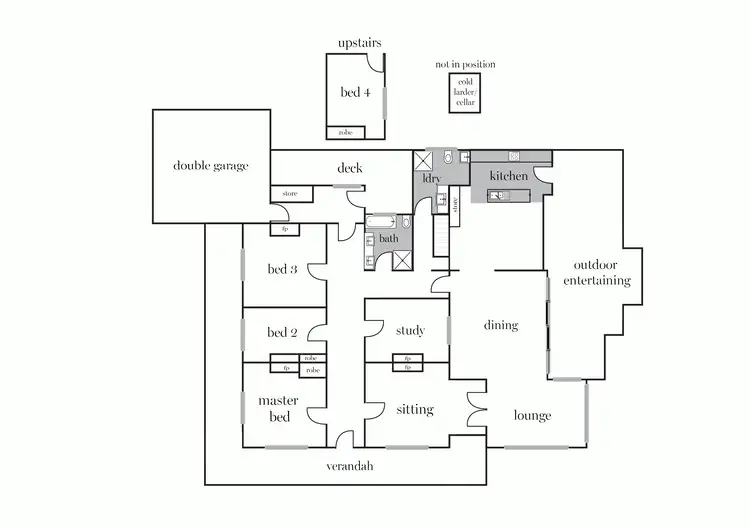 Floorplan of Homely house listing, 28 Windermere Street, Ballarat Central VIC 3350