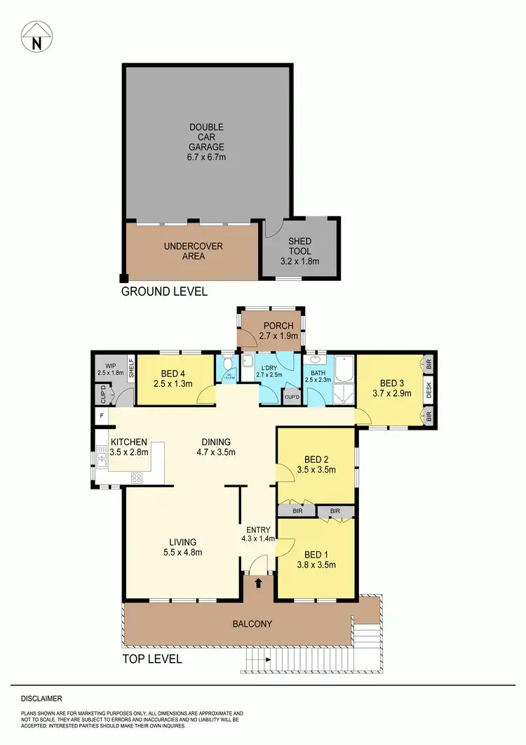 Floorplan of Homely house listing, 103 Doodts Road, Black Hill VIC 3350