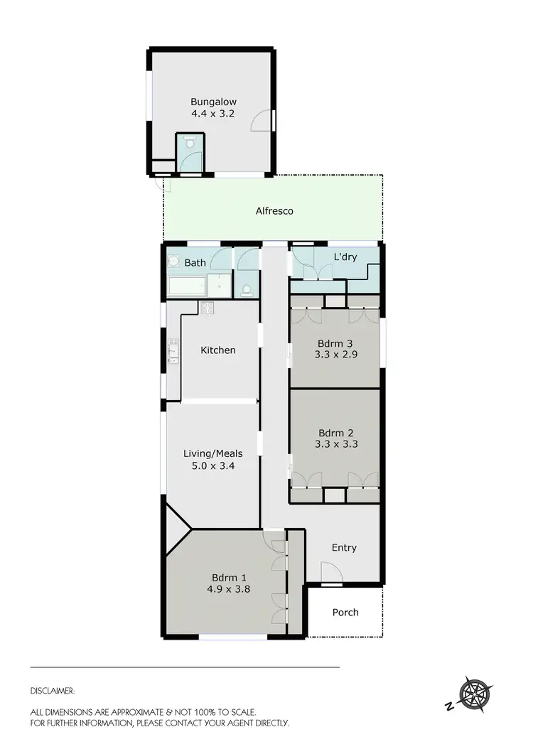 Floorplan of Homely house listing, 110 Crompton Street, Soldiers Hill VIC 3350
