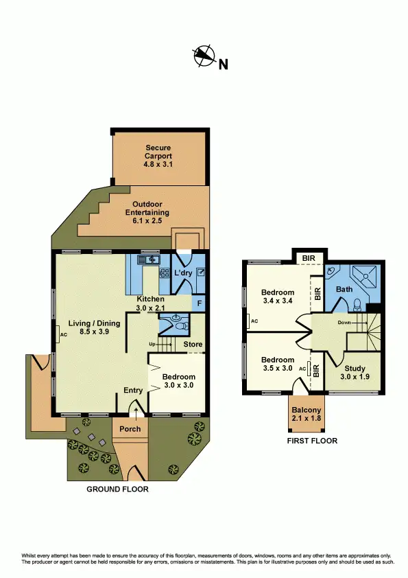 Floorplan of Homely townhouse listing, 3/28 Station Road Street, Williamstown VIC 3016