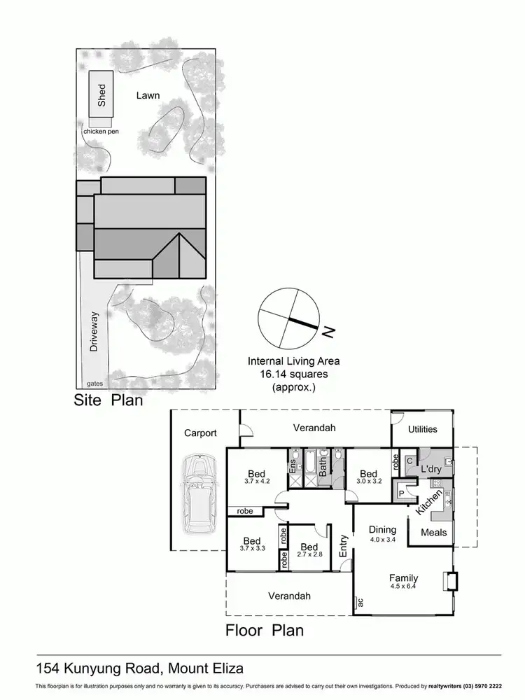 Floorplan of Homely house listing, 154 Kunyung Road, Mount Eliza VIC 3930