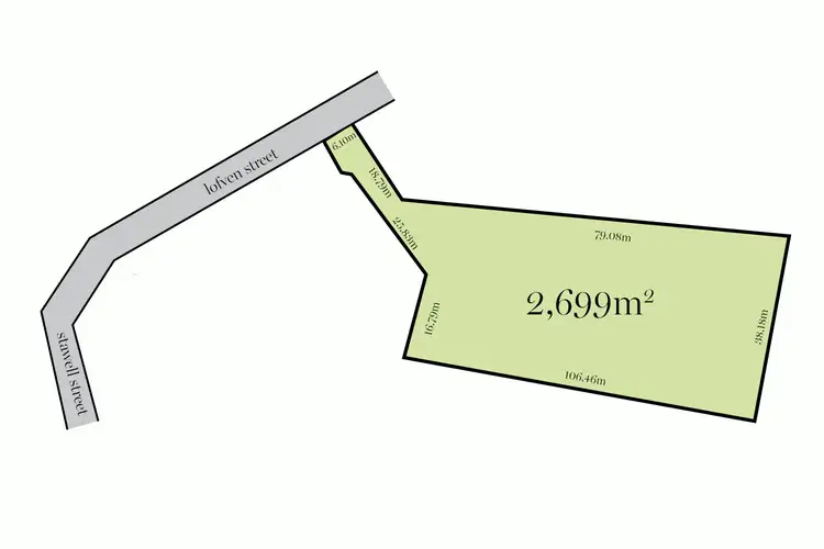 Floorplan of Homely land listing, 10 Lofven Street, Nerrina VIC 3350
