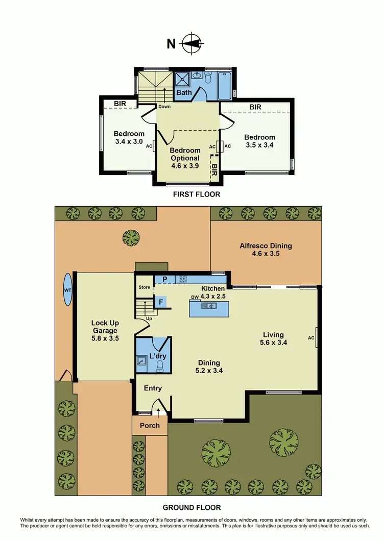 Floorplan of Homely house listing, 4 Myrtle Street, Williamstown VIC 3016
