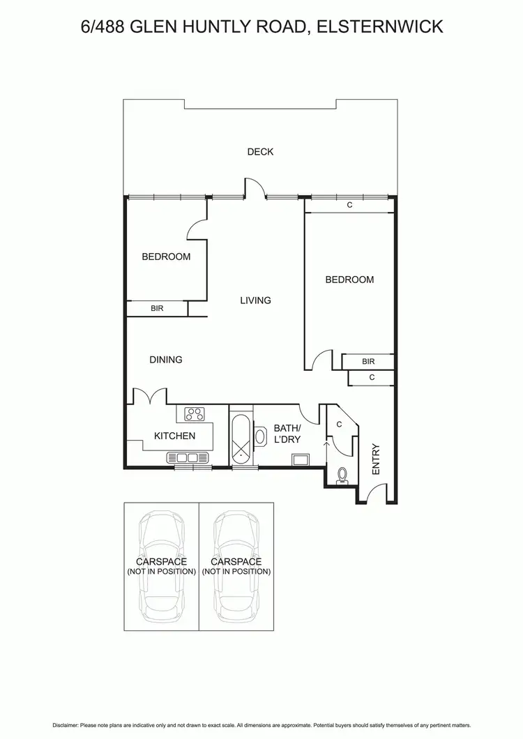 Floorplan of Homely apartment listing, 6/488 Glen Huntly Road, Elsternwick VIC 3185