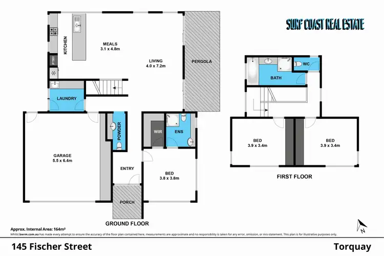 Floorplan of Homely house listing, 145 FISCHER Street, Torquay VIC 3228