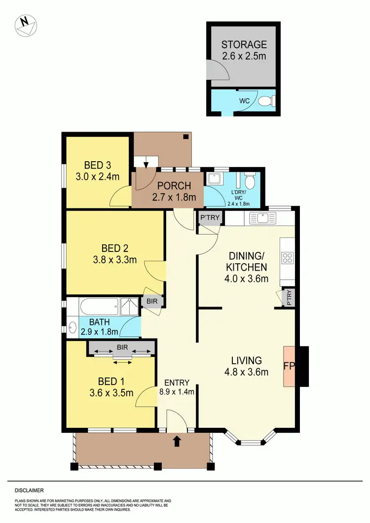 Floorplan of Homely house listing, 913 Urquhart Street, Ballarat Central VIC 3350