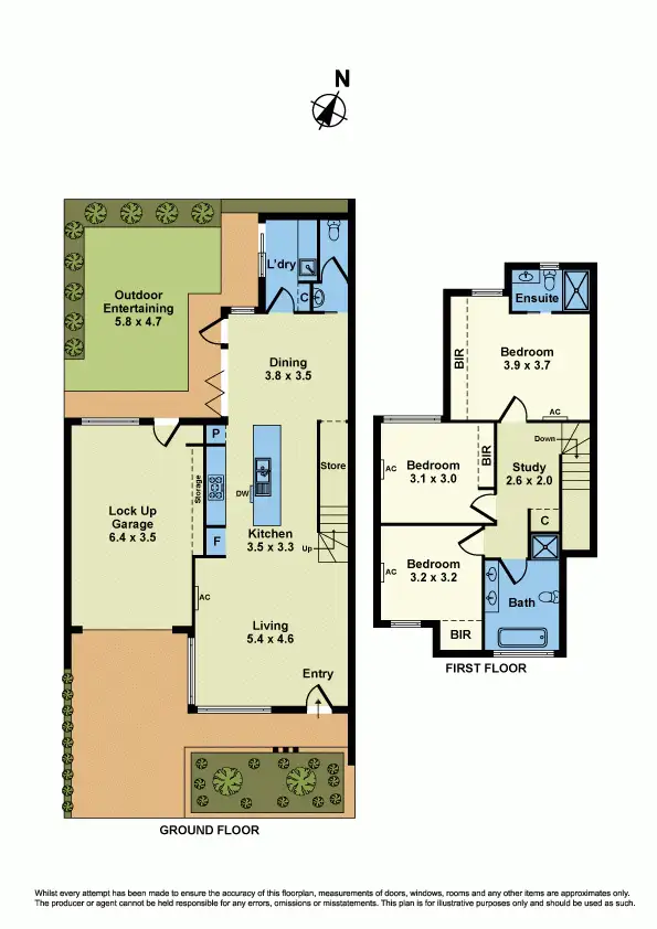 Floorplan of Homely house listing, 8 Rosseau Street, Williamstown VIC 3016