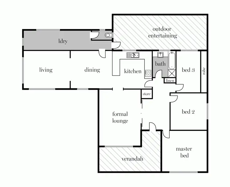 Floorplan of Homely house listing, 107. York Street, Ballarat East VIC 3350