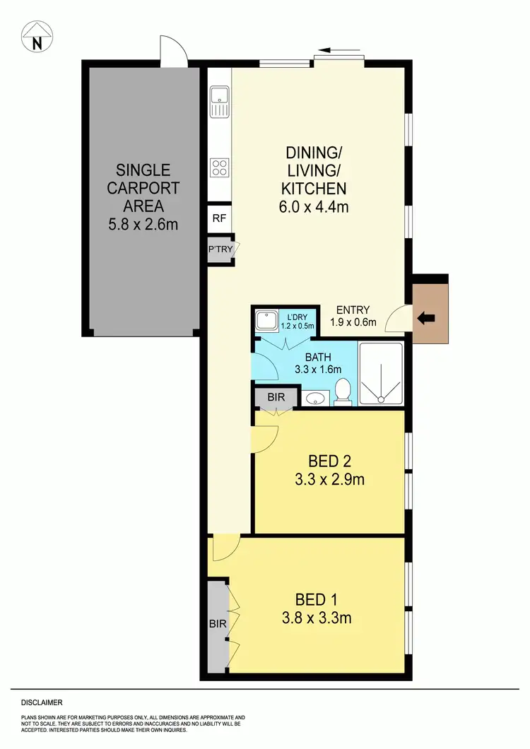 Floorplan of Homely townhouse listing, 1/54 Peel Street South, Ballarat Central VIC 3350