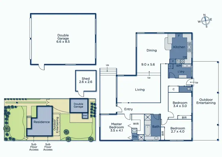 Floorplan of Homely house listing, 67 Jesmond Road, Croydon VIC 3136